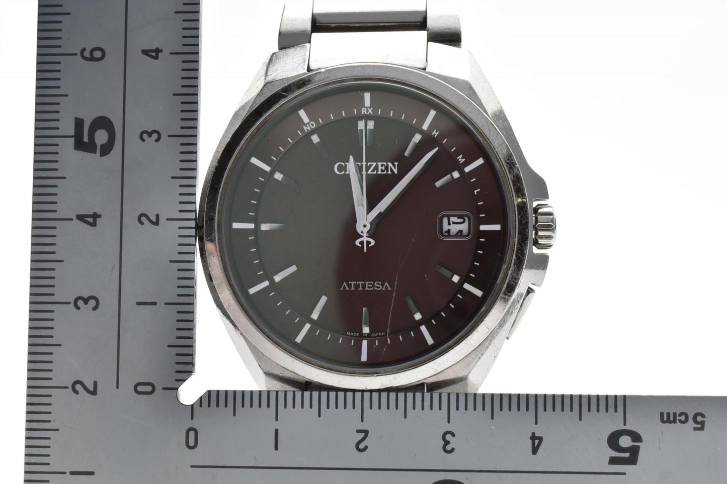 CITIZEN シチズン アテッサ ATTESA H110-T016308 メンズ腕時計 ブラック文字盤 エコドライブ チタン 電波ソーラー