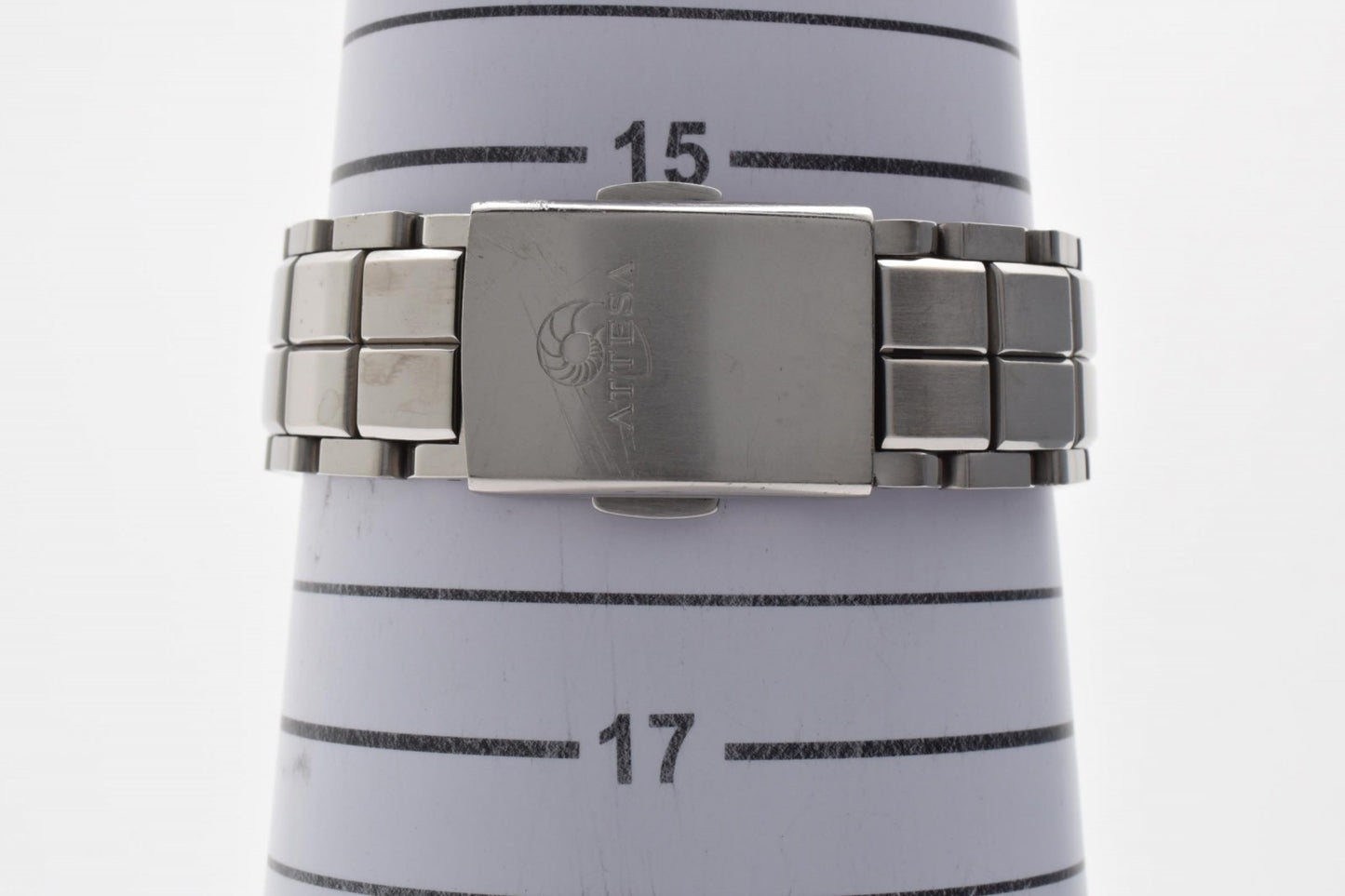 CITIZEN シチズン アテッサ H106-T010407 電波ソーラー チタン メンズ 腕時計 ブラック文字盤 エコドライブ デイト 箱付 説明書付