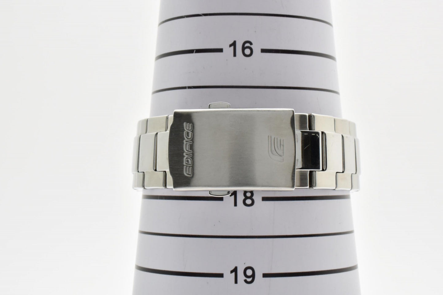 CASIO カシオ EDIFICE エディフィス EFV-530 クロノグラフ クオーツ メンズ 腕時計 ブラック文字盤 ステンレス デイト