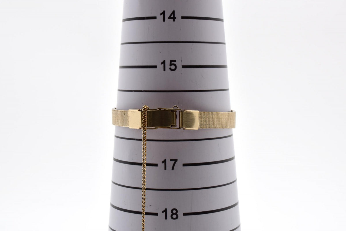 Citizen シチズン 4-752775 レディース クオーツ 腕時計 ゴールド文字盤 メッシュブレス ドレスウォッチ ヴィンテージ