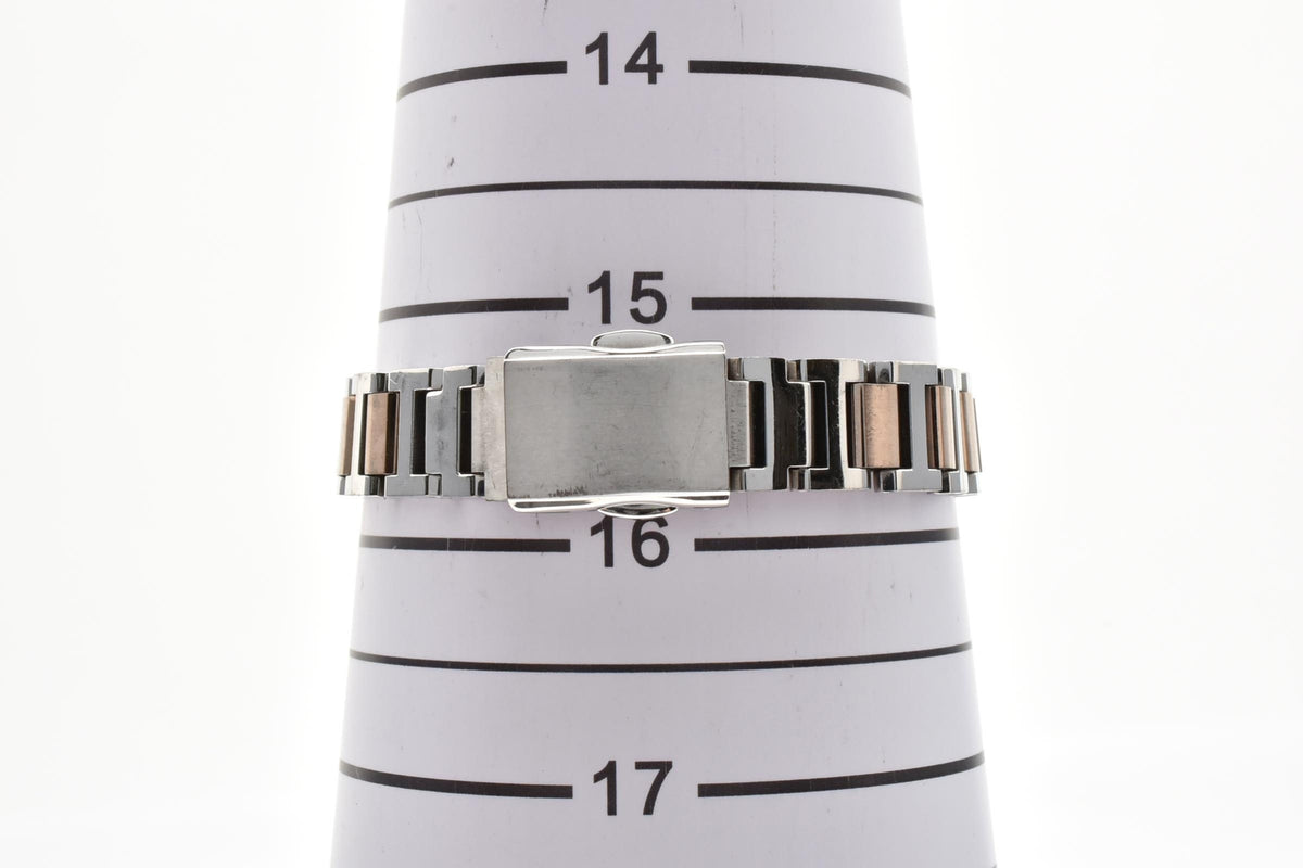 CITIZEN シチズン xC クロスシー H246-T024688 レディース ソーラー 電波 クォーツ 腕時計 ホワイト文字盤 ローマ数字 ステンレス コンビ ブレスレット 26.6mm 2010年代