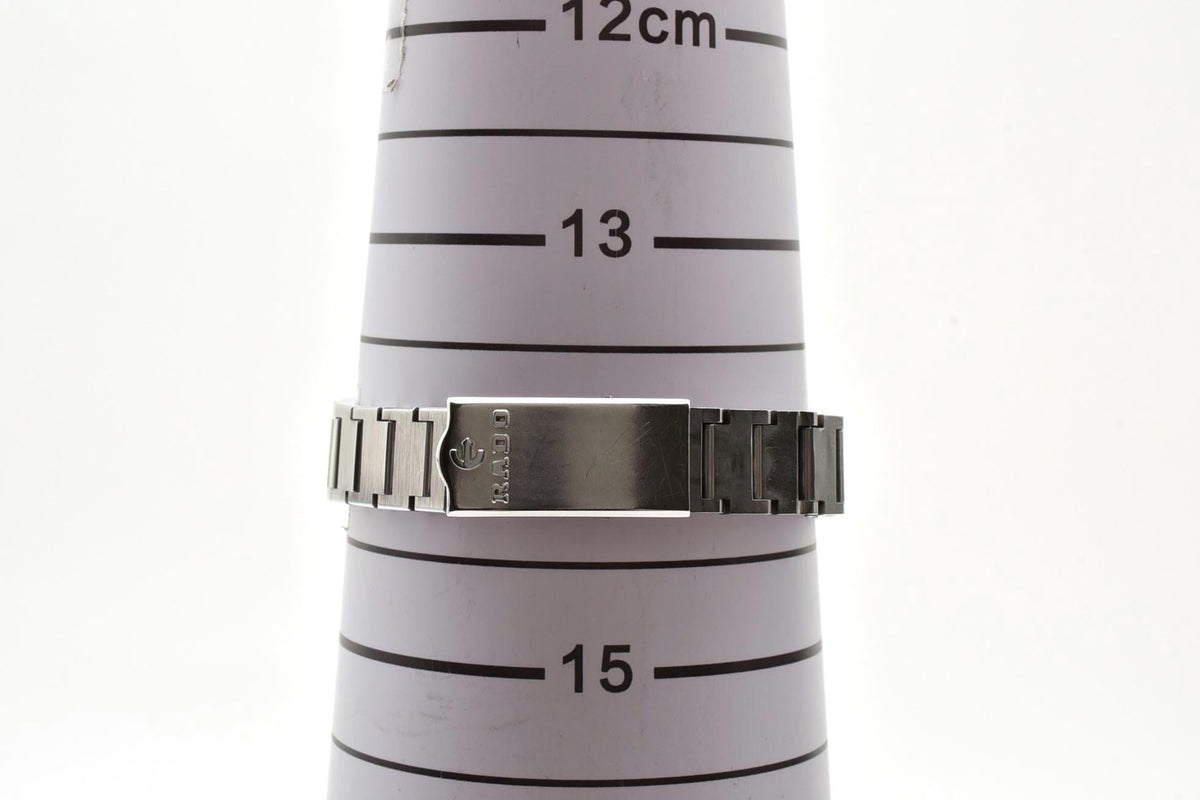 良品 RADO ラドー BERG ベルグ K126664 自動巻き デイト シルバー文字盤 ステンレス クッション型 スイス製 ヴィンテージ 1970年代 レディース 腕時計 稼働品