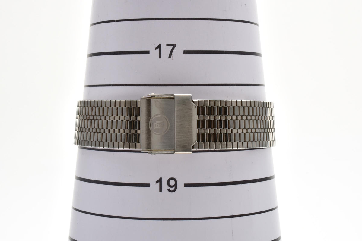 美品 CITIZEN シチズン エクシード 5639-F61524 クォーツ スクエア コンビ ゴールド文字盤 メッシュブレス ヴィンテージ 1980年代 ユニセックス 腕時計 稼働品