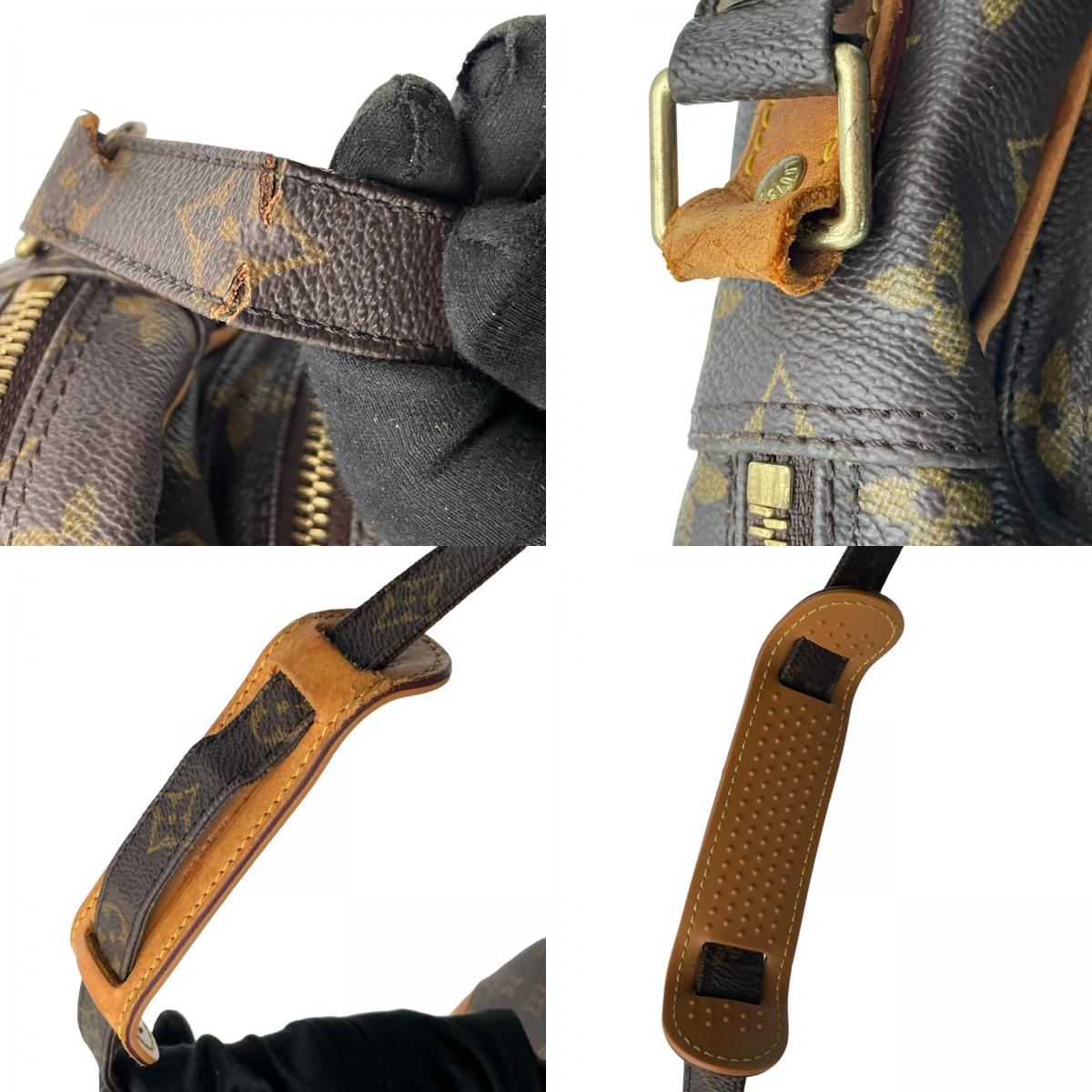 Louis Vuitton ルイヴィトン モノグラム ナイル ショルダーバッグ 斜め掛け クロスボディ PVC レザー ブラウン ゴールド金具 エレガント レディース ユニセックス 人気 M45244 C