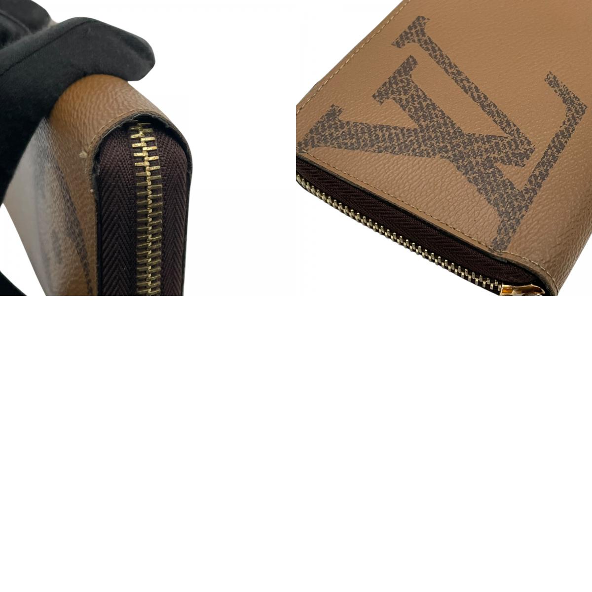 Louis Vuitton ルイ・ヴィトン ジッピーウォレット M69353 モノグラム ジャイアント リバース ラウンドファスナー 長財布 ブラウン