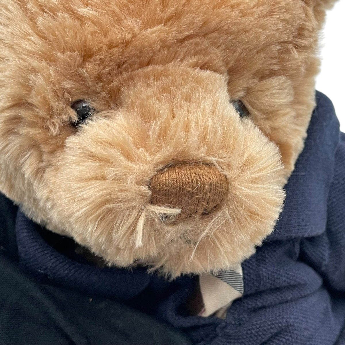 バーバリー テディベア ぬいぐるみ マスコット 騎士 ポロシャツ ノバチェック ミニネクタイ ポリエステル コットン ブラウン 茶 ネイビー 紺 クラシック エレガント スタイリッシュ カジュアル 上品 インテリア コレクション 定番 人気 A8