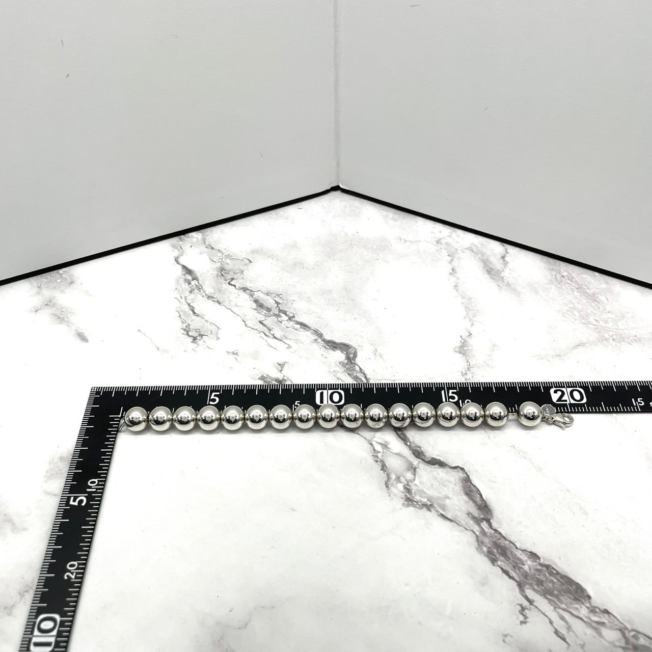 美品 Tiffany & Co. ブレスレット ハードウェア ボール シルバー925 ヴィンテージ オールドティファニー 研磨済み ユニセックス I7