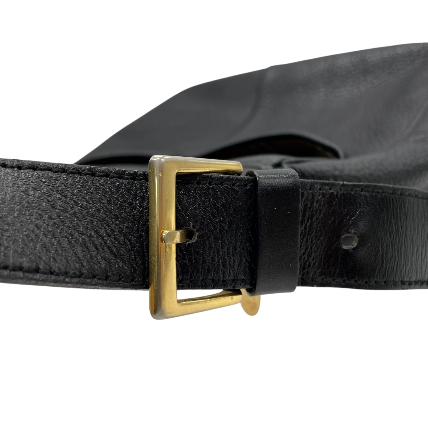 美品 BURBERRY バーバリー ショルダーバッグ ラウンドトート 黒 ブラック レザー ゴールド金具 ノバチェック 斜め掛け可 レディース S97