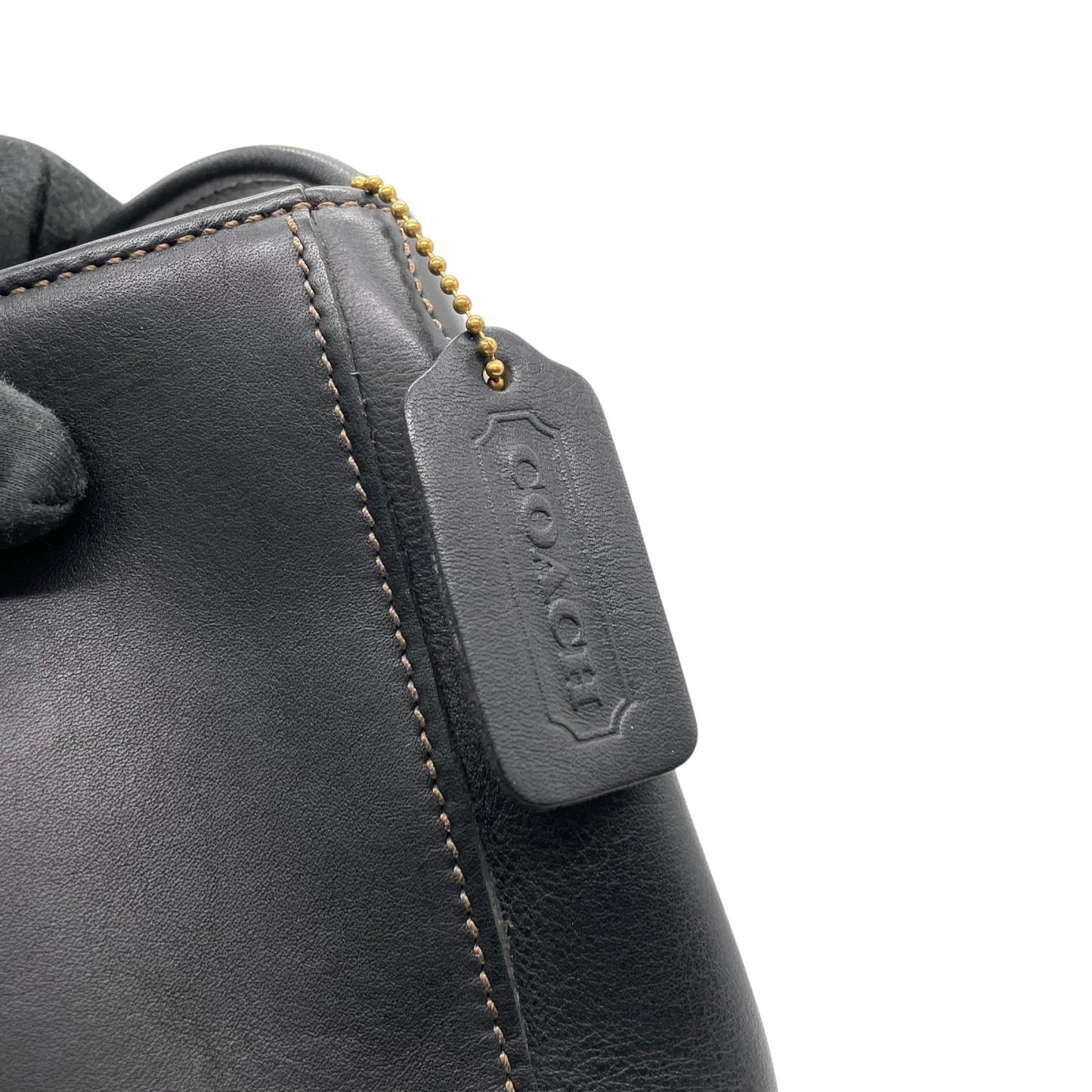 美品 COACH オールドコーチ VINTAGE ヴィンテージ ショルダーバッグ オールレザー 黒 ブラック グラブタンレザー グレインレザー 肩掛け ワンショルダー 本革 9309 U13