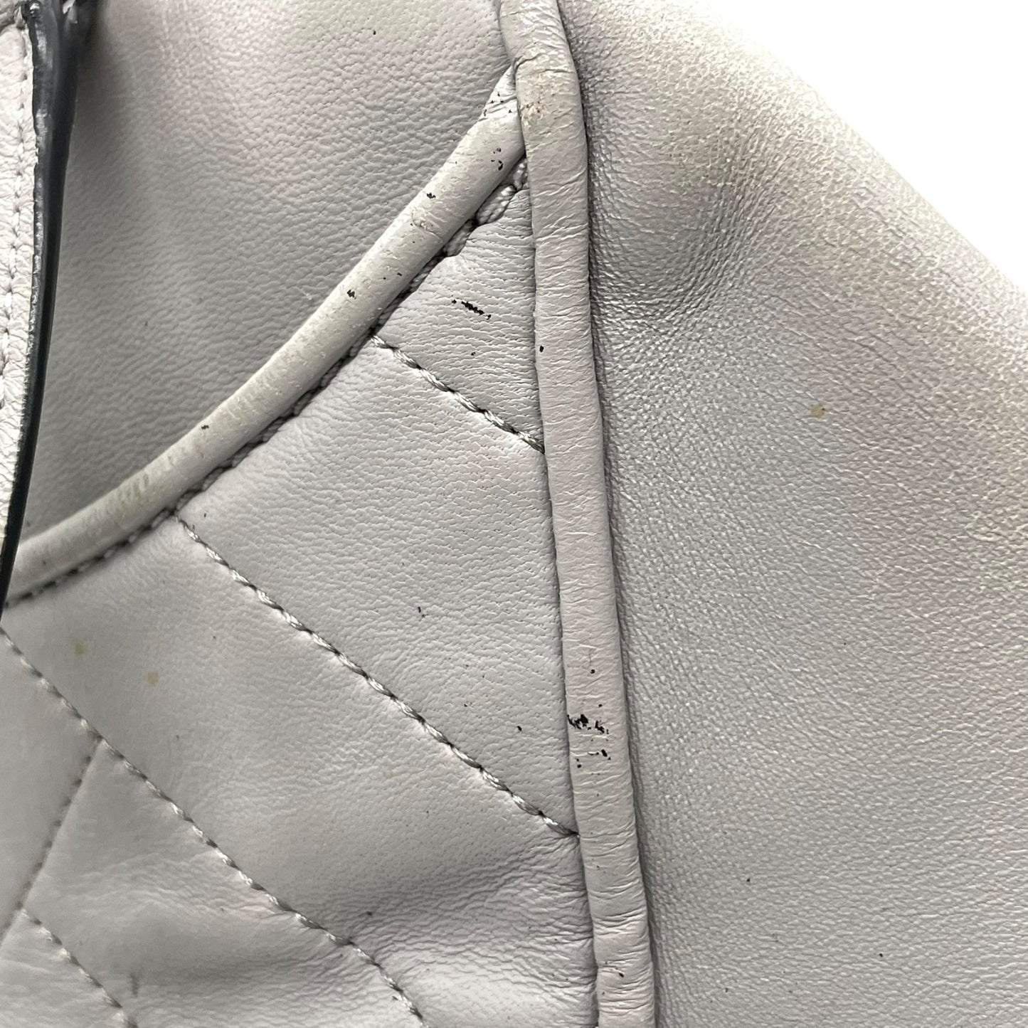 トリーバーチ TORY BURCH 2WAY ハンドバッグ ショルダーバッグ グレー レザー ブラック金具 スクエア型 ロゴ 斜め掛け可 ファスナー開閉 レディース U11