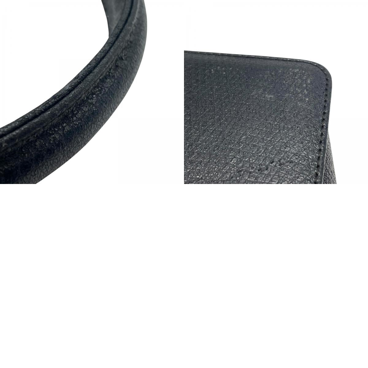 FENDI フェンディ ハンドバッグ 2way ショルダーバッグ 黒 ブラック レザー ゴールド金具 FF ロゴ ヴィンテージ 本革 トップハンドル Fendi Handbag Shoulder Bag Vintage D