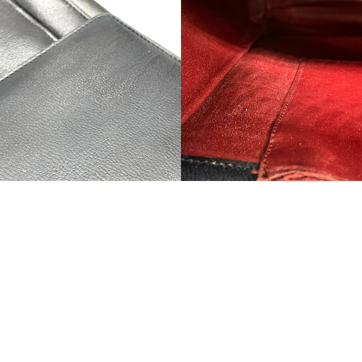 BALENCIAGA バレンシアガ ハンドバッグ ショルダー 2WAY レザー 黒 ブラック ビジネスバッグ ゴールド金具 ヴィンテージ ブリーフケース C