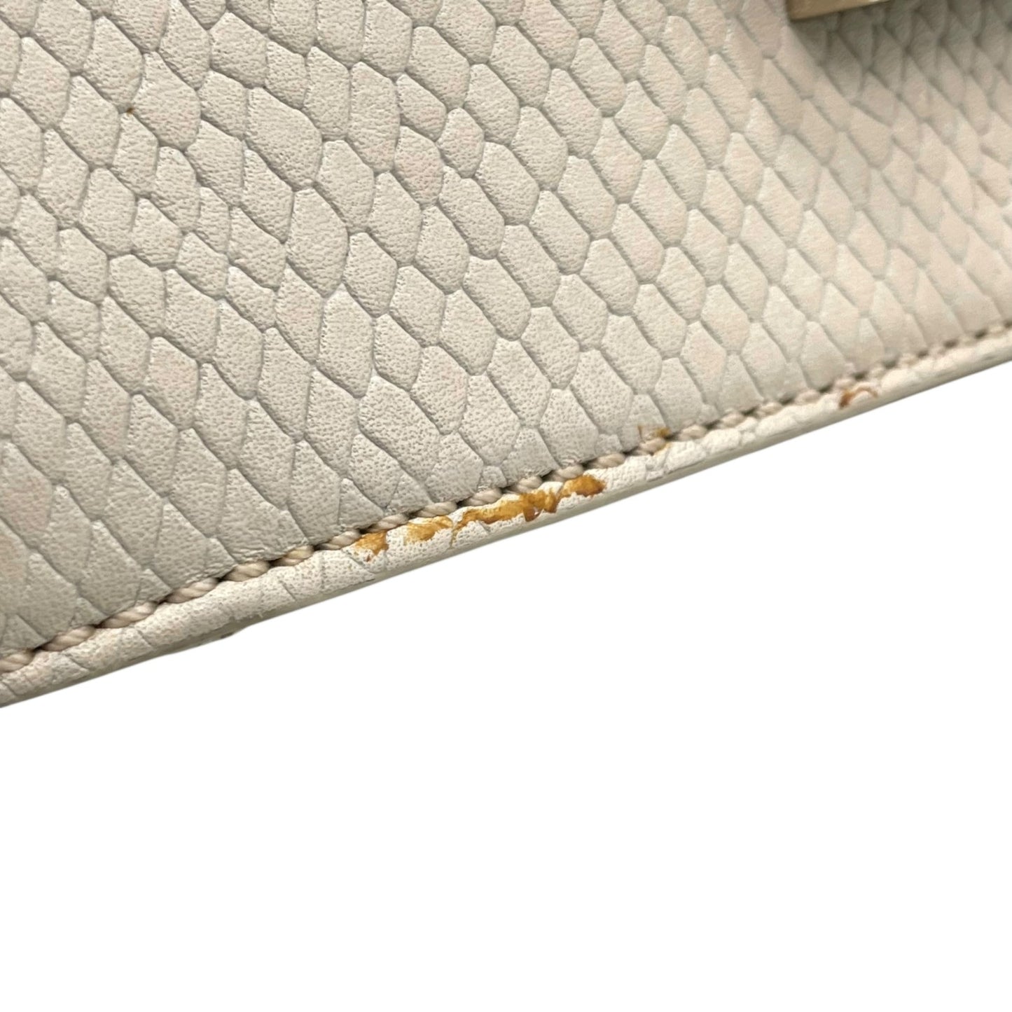 ケイトスペード Kate Spade 2WAY ショルダーバッグ 型押し レザー ホワイト 白 ブラック 黒 バイカラー 上品 レディース S81