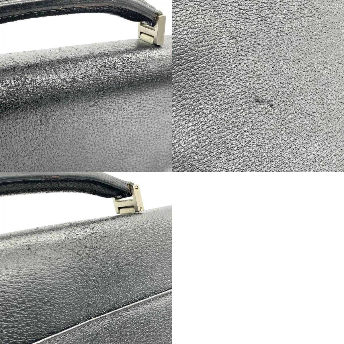 サルヴァトーレフェラガモ Salvatore Ferragamo ビジネスバッグ ブリーフケース レザー 黒 ブラック ダイヤルロック D5