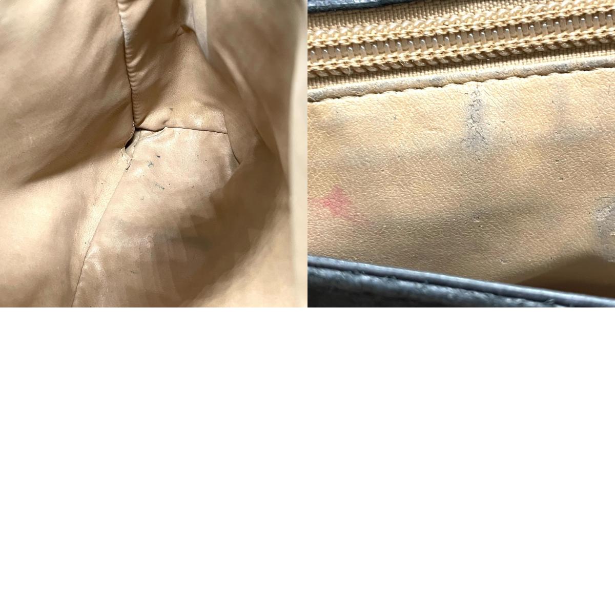 BOTTEGA VENETA ボッテガヴェネタ イントレチャート ハンドバッグ ワンショルダー ネイビー レザー ゴールド金具 肩掛け可 編み込み レディース K11