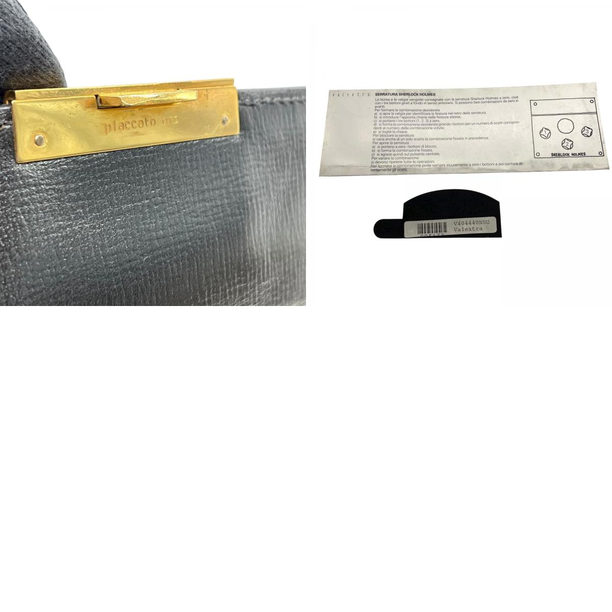 【美品】Valextra ヴァレクストラ クラッチバッグ セカンドバッグ レザー 黒 ブラック ゴールド金具 イタリア製 ヴィンテージ メンズ レディース K9