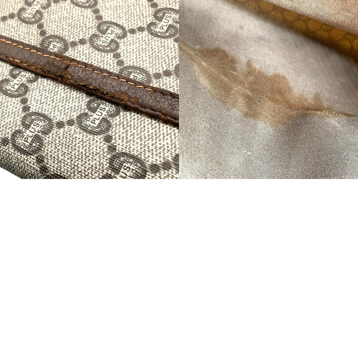 GUCCI グッチ シェリーライン GGプラス トートバッグ ビンテージ オールドグッチ PVC レザー 伝統ウェブデザイン 縦型トート d7