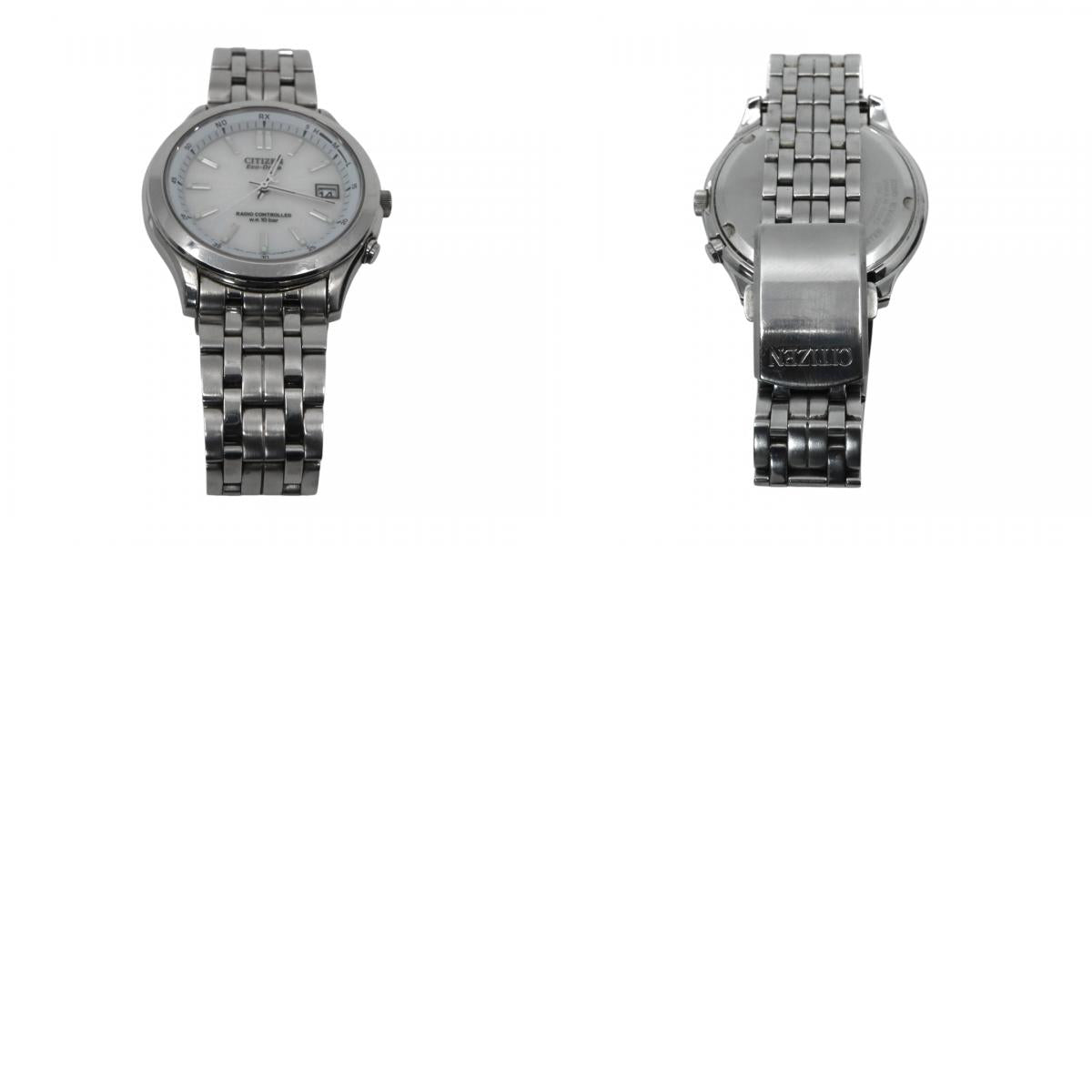 citizen シチズン フォルマ エコドライブ 電波ソーラー 腕時計 H415-S033012 ホワイト文字盤 ステンレススチール メンズ G8