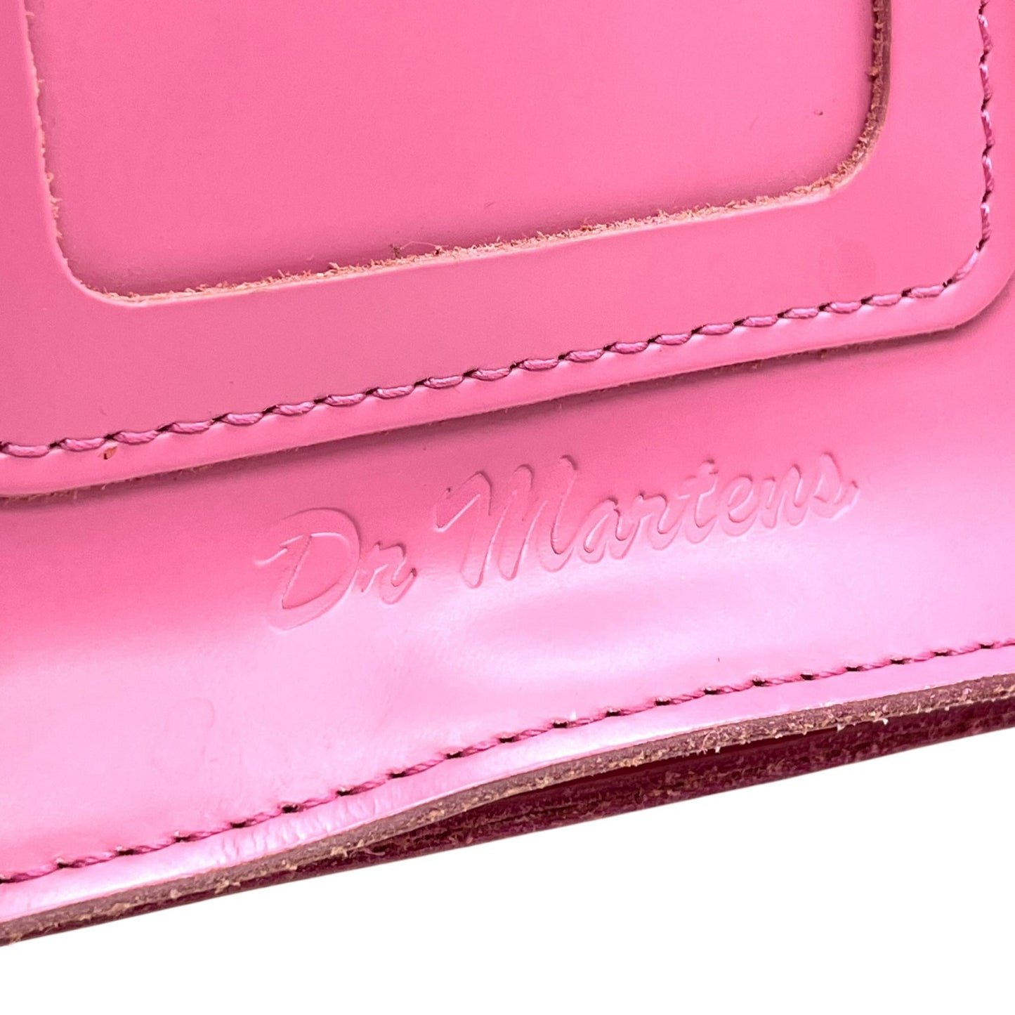 ドクターマーチン Dr.Martens サッチェルバッグ ショルダー レザー ゴールド 金金具 ピンク 2WAY レディース C9