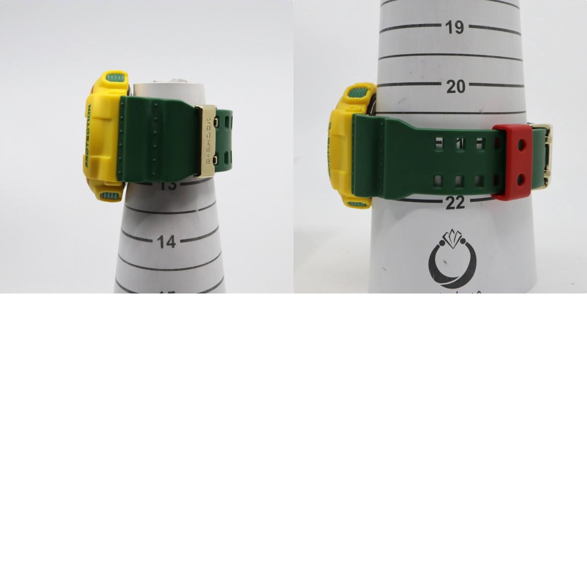 【未使用級/電池交換済】カシオ G-SHOCK GA-110RF ラスタファリアン 腕時計 メンズ アナデジ イエロー グリーン レッド ラスタカラー 20気圧防水 耐磁 JIS1種 耐衝撃構造 ストリート カジュアル ビッグケース クリーニング済み G5