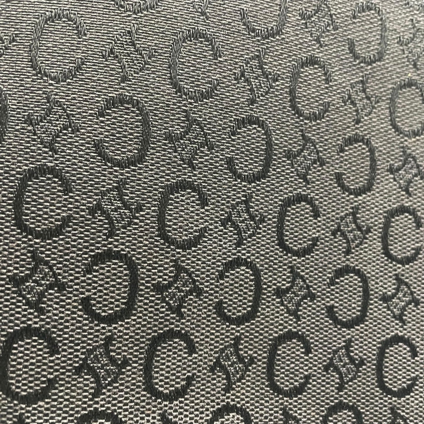 美品 CELINE セリーヌ Cマカダム ショルダーバッグ キャンバス レザー 黒 ブラック シルバー金具 メッセンジャーバッグ オールドセリーヌ メンズ レディース K11