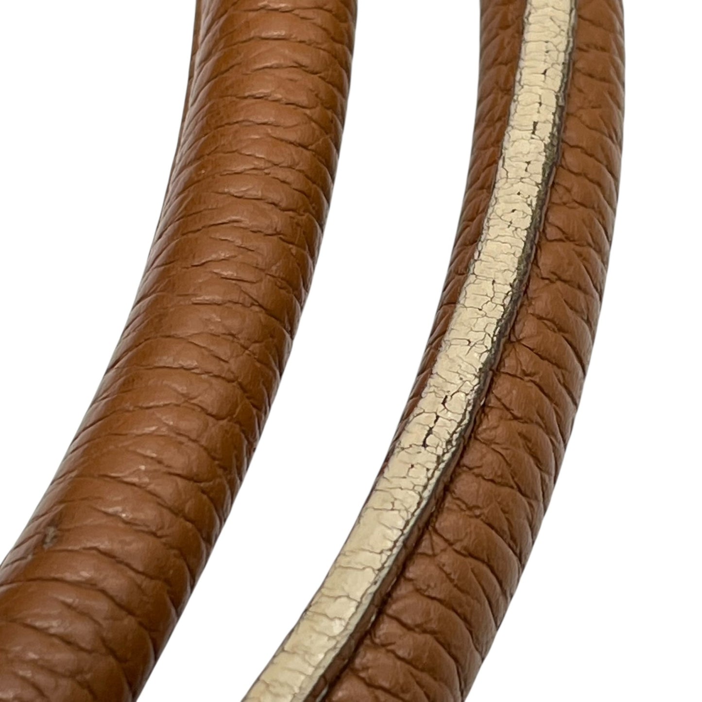 美品 ロエベ LOEWE センダ ハンドバッグ キャメルブラウン 茶 レザー シルバー金具 ファスナー開閉 ロゴ型押し レディース A