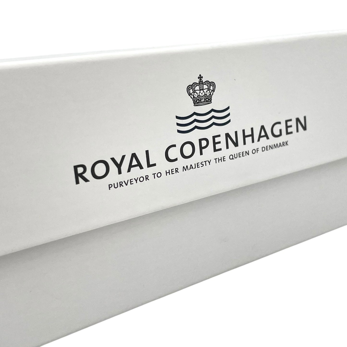 未使用 美品 Royal Copenhagen ロイヤルコペンハーゲン ブルーライン 丸皿 クーププレート 23cm 2枚セット 食器 箱付き