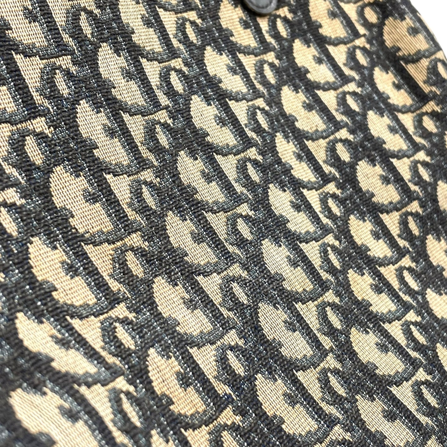 Christian Dior ディオール トロッター ミニボストン ボストンバッグ 紺 ネイビー ベージュ キャンバス レザー ゴールド金具 CDロゴ 手提げ ヴィンテージ レディース D3