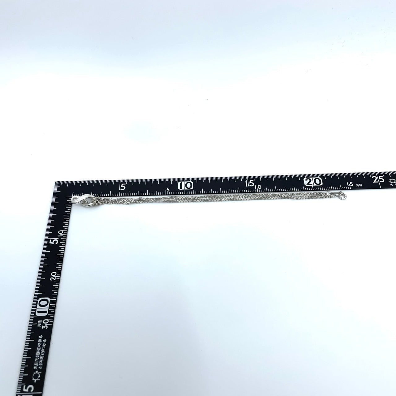 美品 TIFFANY &Co. ティファニー ネックレス インフィニティ ダブルチェーン SV925 シルバー レディース ヴィンテージ ジュエリー ペンダント I1