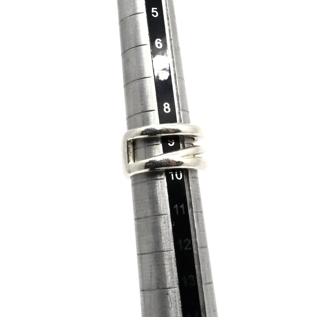 ティファニー Tiffany&Co. ダイアゴナル リング SV925 スターリングシルバー 9号 指輪 メンズ レディース I6