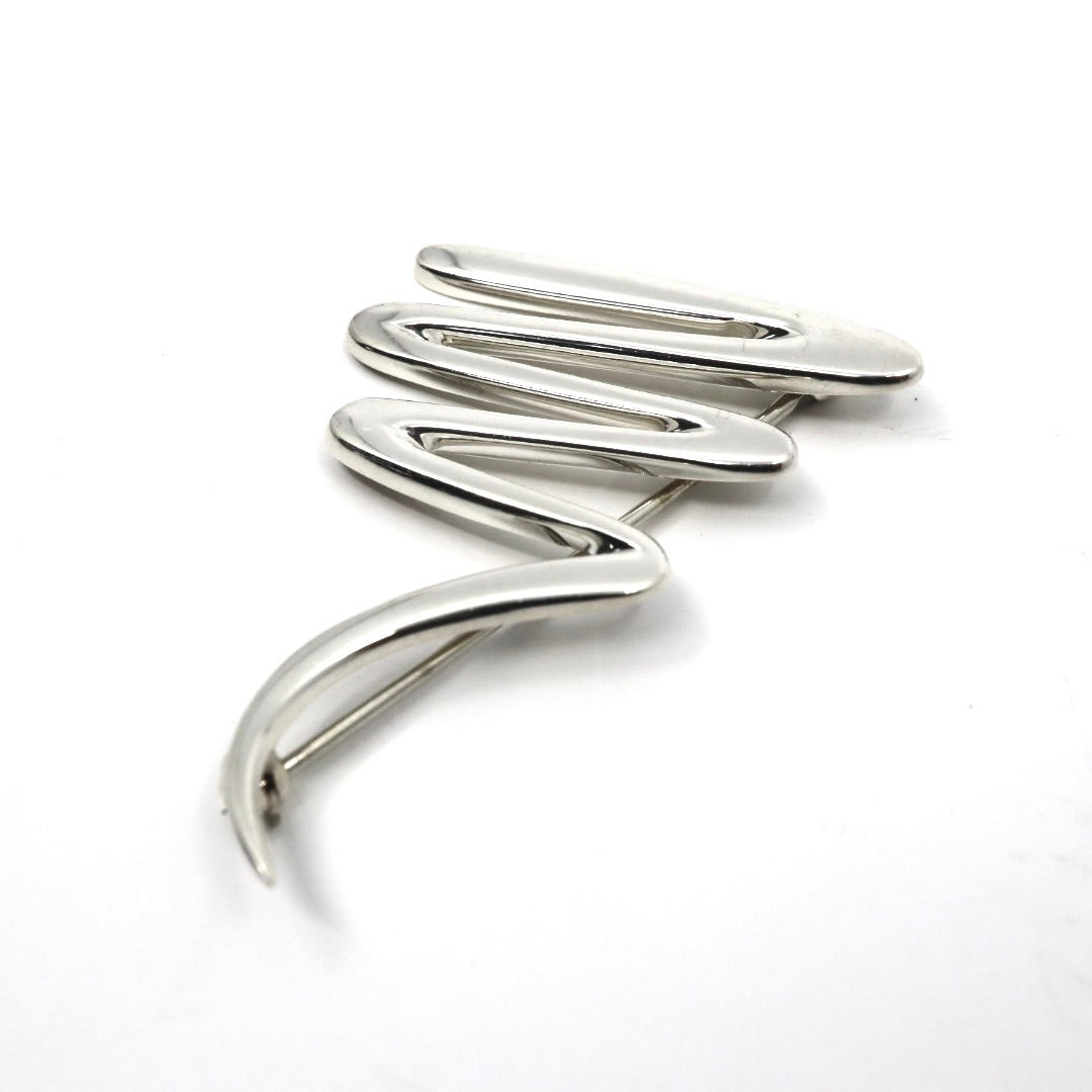 ティファニー Tiffany&Co. エルサ・ペレッティ スクリブル ブローチ SV925 スターリングシルバー アクセサリー I6