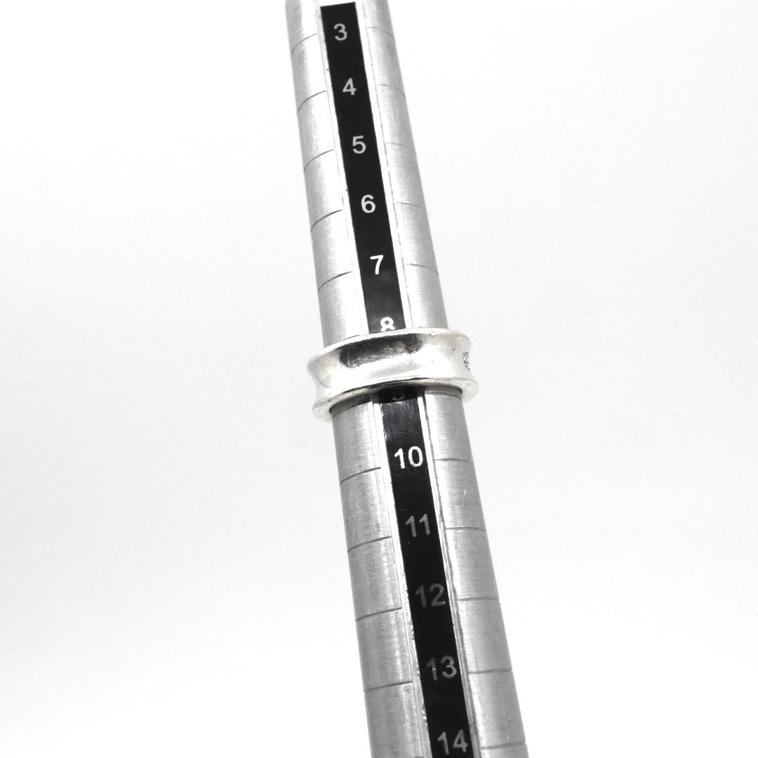 ティファニー Tiffany&Co. ナロー バンドリング SV925 スターリングシルバー 9号 指輪 T&CO レディース メンズ I6