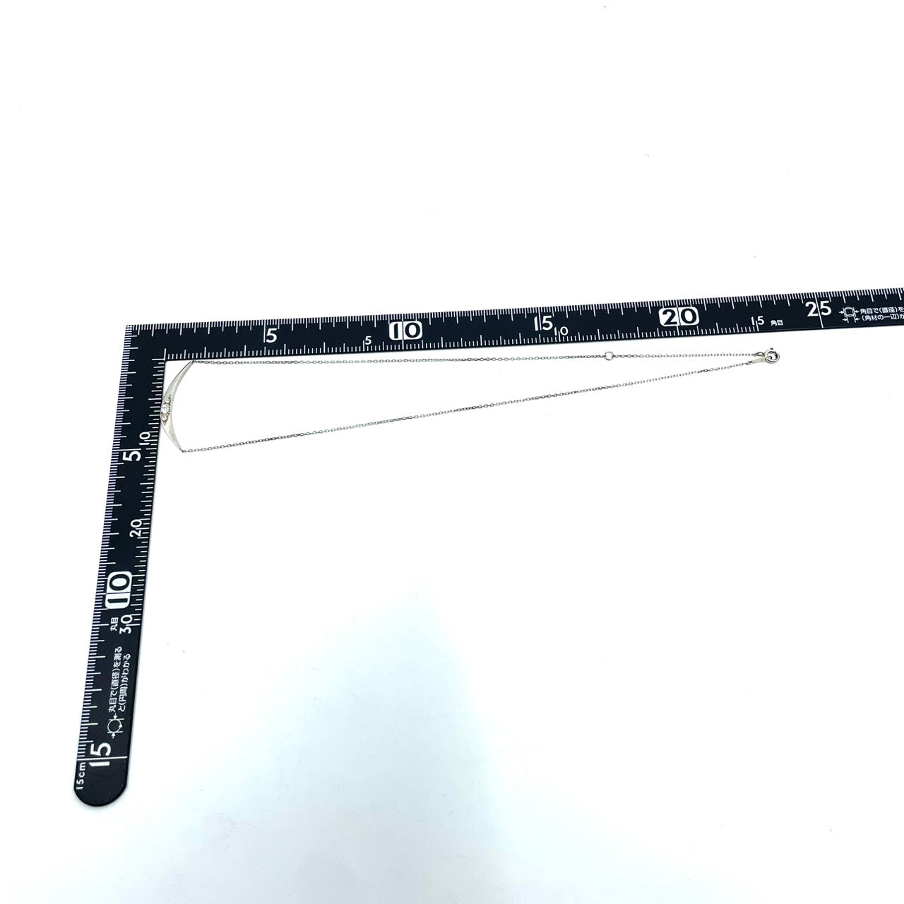 美品 festaria bijou SOPHIA フェスタリア ビジュソフィア ネックレス ダイヤモンド バーライン シルバー SV925 スターリングシルバー レディース W6