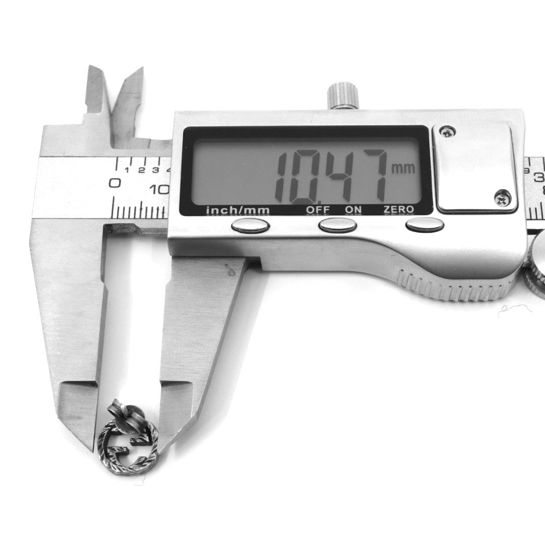 美品 GUCCI グッチ アラベスク インターロッキングG ピアス シルバー 片耳 SV925 ジュエリー アクセサリー メンズ レディース I8