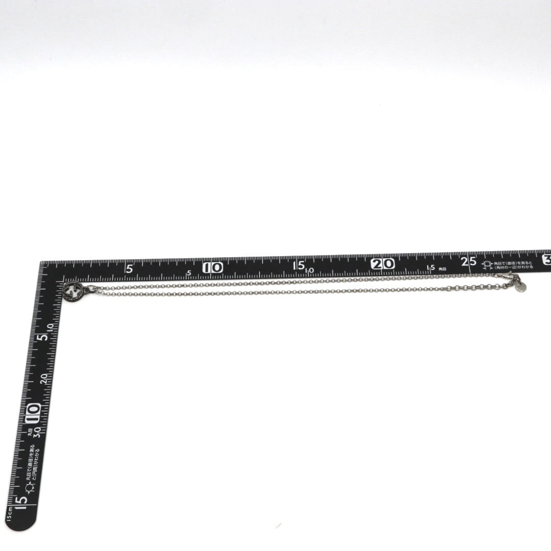 【美品】GUCCI グッチ アラベスク ネックレス インターロッキングG ペンダント シルバー925 スターリングシルバー アクセサリー ジュエリー メンズ レディース I2