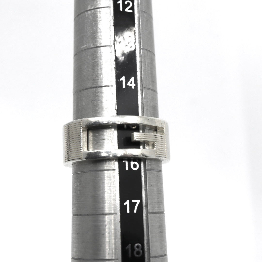 GUCCI グッチ ブランデッドG カットアウトG Gカットリング 指輪 15.5号 シルバー925 ヴィンテージジュエリー アクセサリー メンズ I4