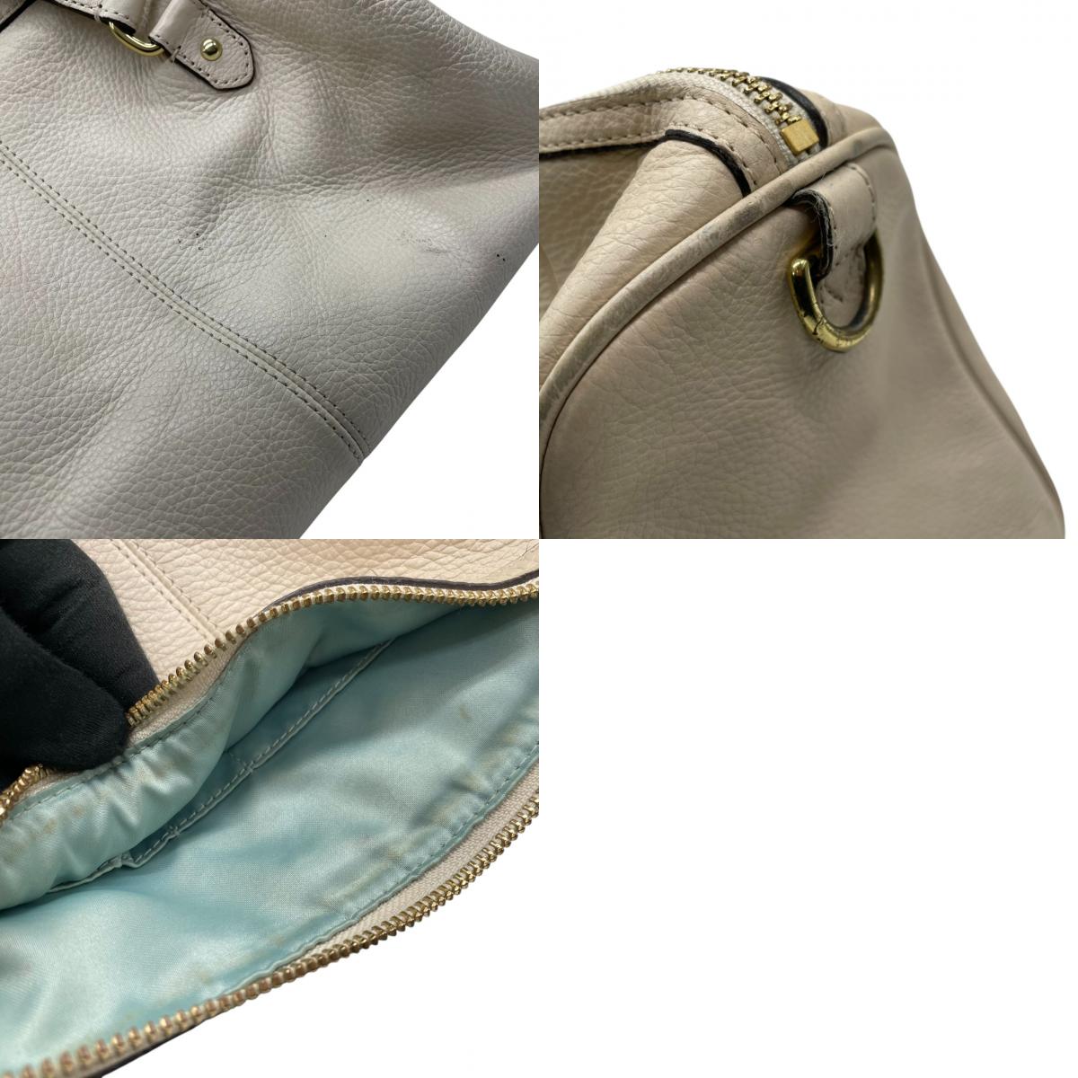 【良品】コーチ COACH レガシー レザー 2WAY ミニボストン ハンドバッグ ショルダーバッグ 斜め掛け アイボリー 白 ゴールド金具 26121 タッセル フリンジ 軽量 カジュアル エレガント レディース 鞄 カバン s67