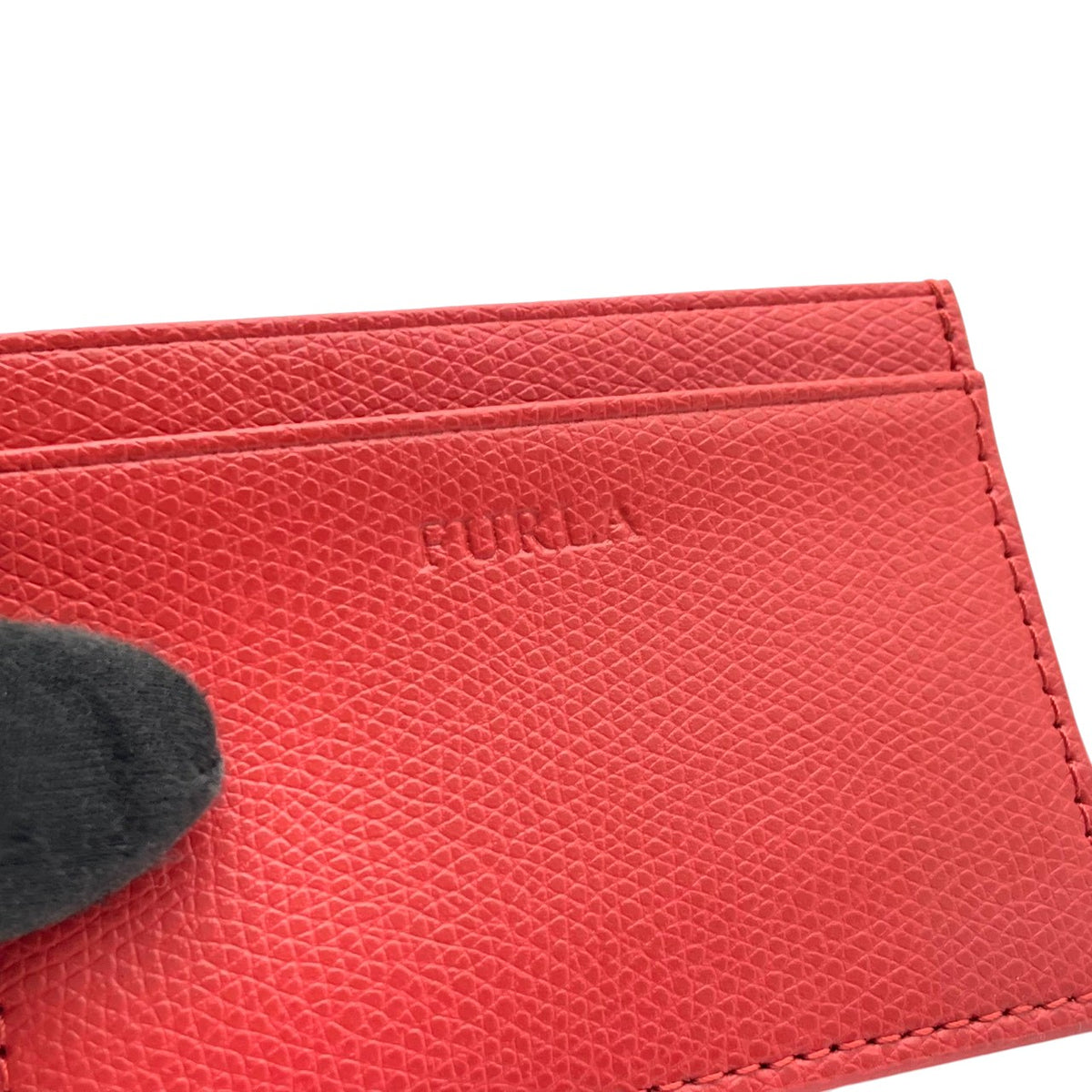 美品 フルラ FURLA 財布 三つ折り コンパクトウォレット ミニ財布 レザー 本革 オレンジ レッド ゴールド金具 レディース エレガント クラシック ビンテージ カジュアル シンプル 上品 高品質 丈夫 人気 お出かけ デイリー 普段使い 多機能 M1