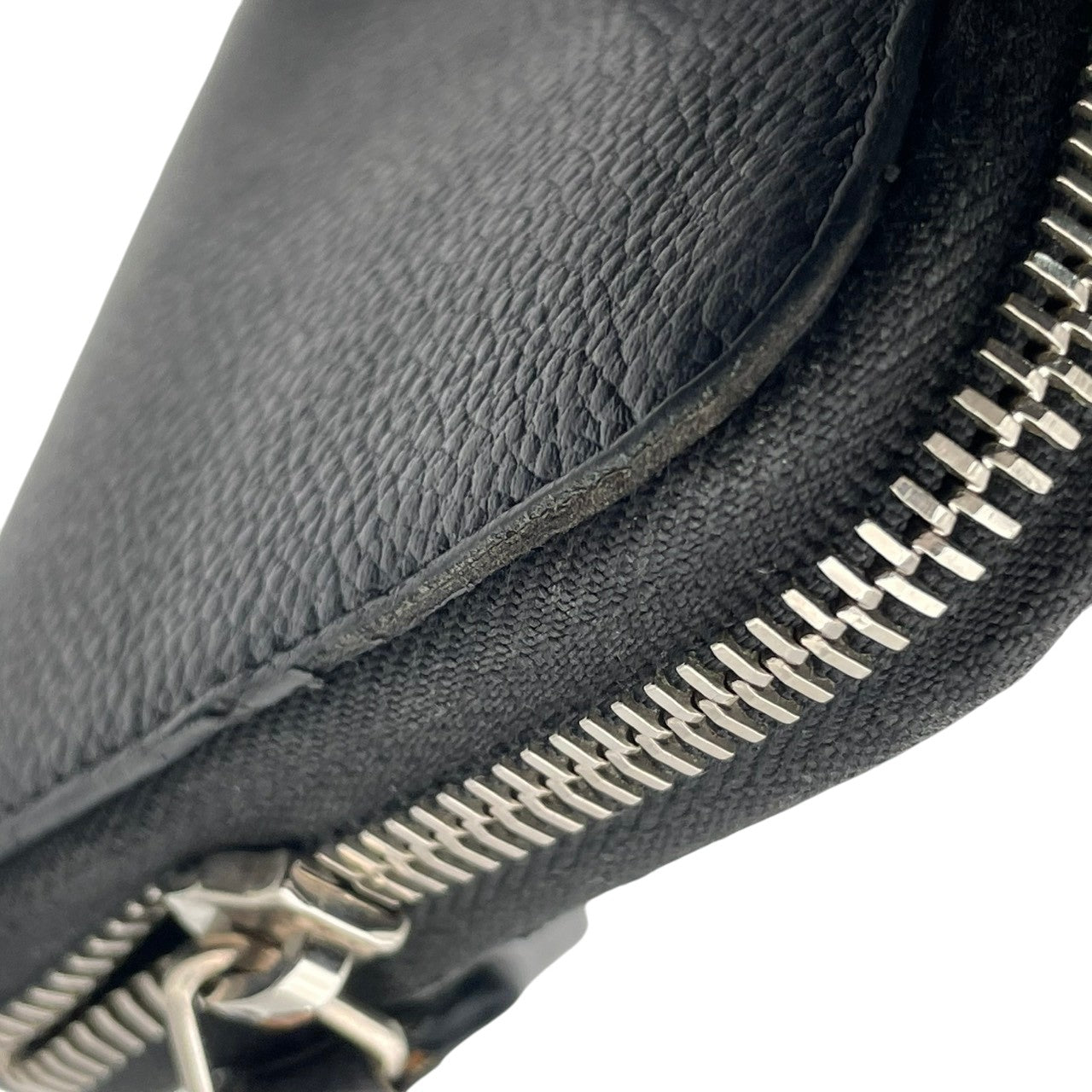 良品 サンローラン SAINT LAURENT 長財布 ロングウォレット ラウンドファスナー レザー ネイビー 紺 YSL ロゴ ユニセックス カジュアル フォーマル クラシック エレガント ビンテージ レトロ 上品 デイリー 通勤 通学 M3