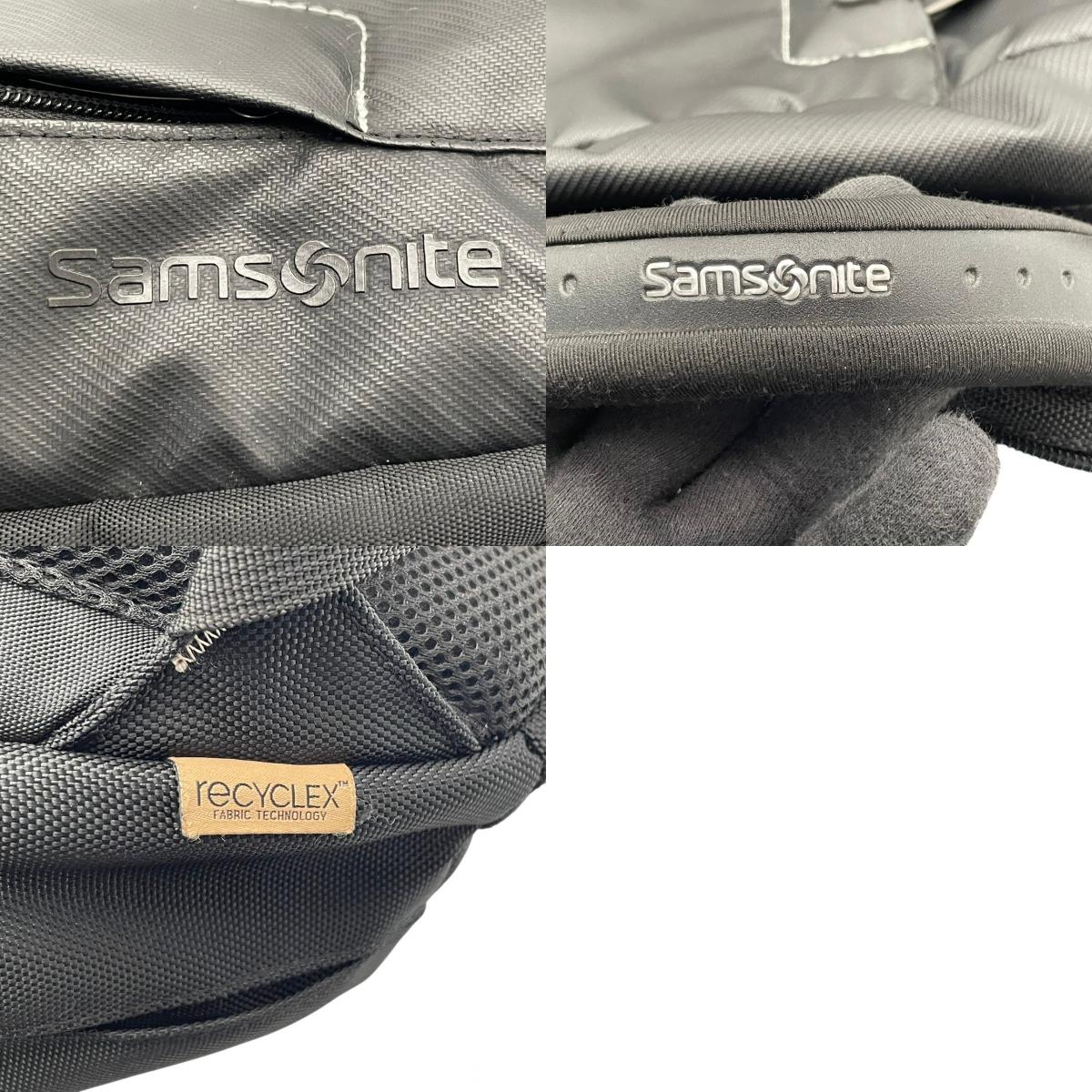 【美品】 サムソナイト Samsonite ローカス LOCUS リュック デイパック バックパック ナイロン ブラック 黒 大容量 多機能 PC収納 A4収納可 ビジネス 通勤 通学 出張 旅行 トラベル メンズ 定番 人気 S60