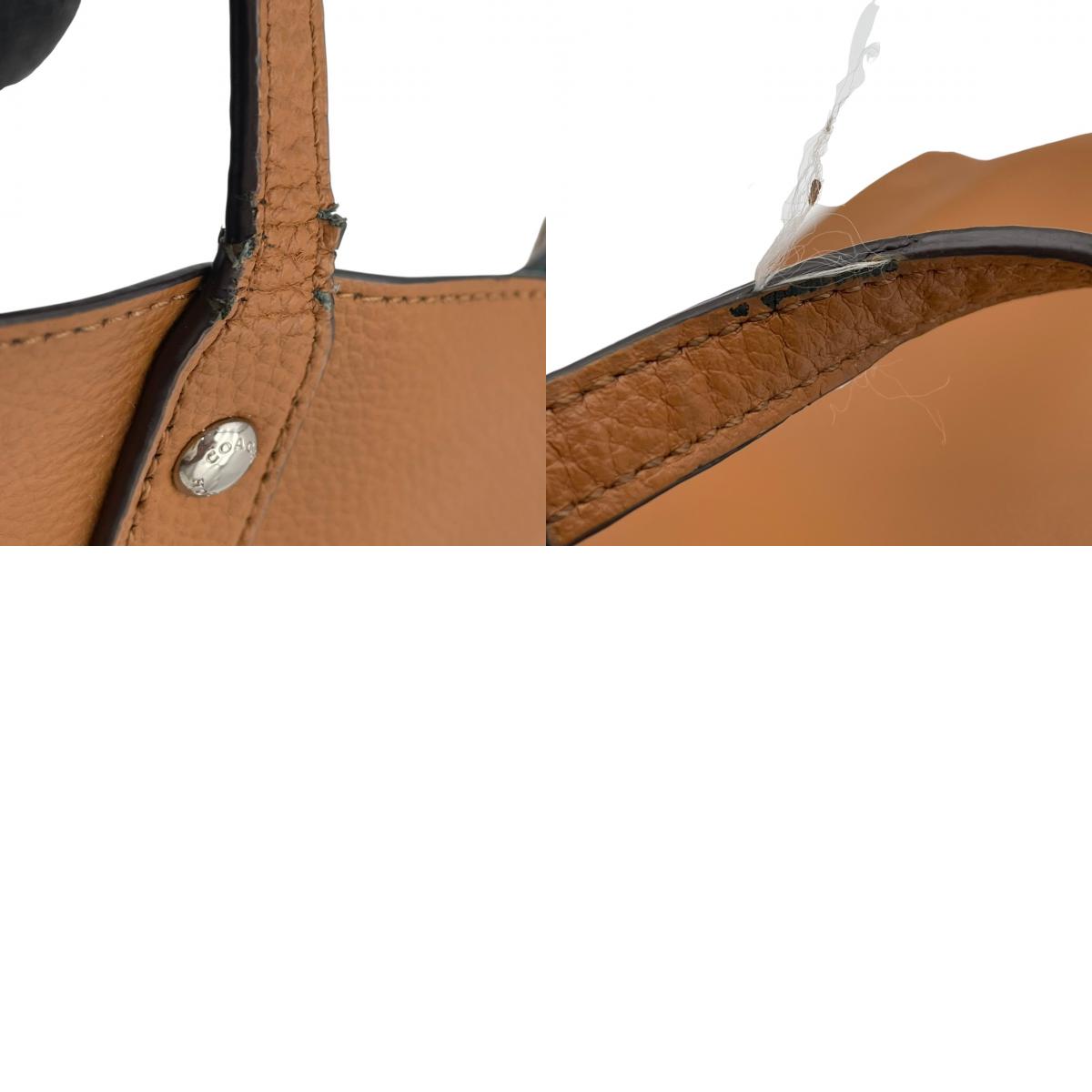 【良品】 コーチ COACH マーケット トートバッグ 58849 レザー 本革 ブラウン 茶 ターンロック 肩掛け 大容量 A4収納 通勤 通学 ビジネス デイリー お出かけ エレガント カジュアル レディース 定番 人気 鞄 カバン S82
