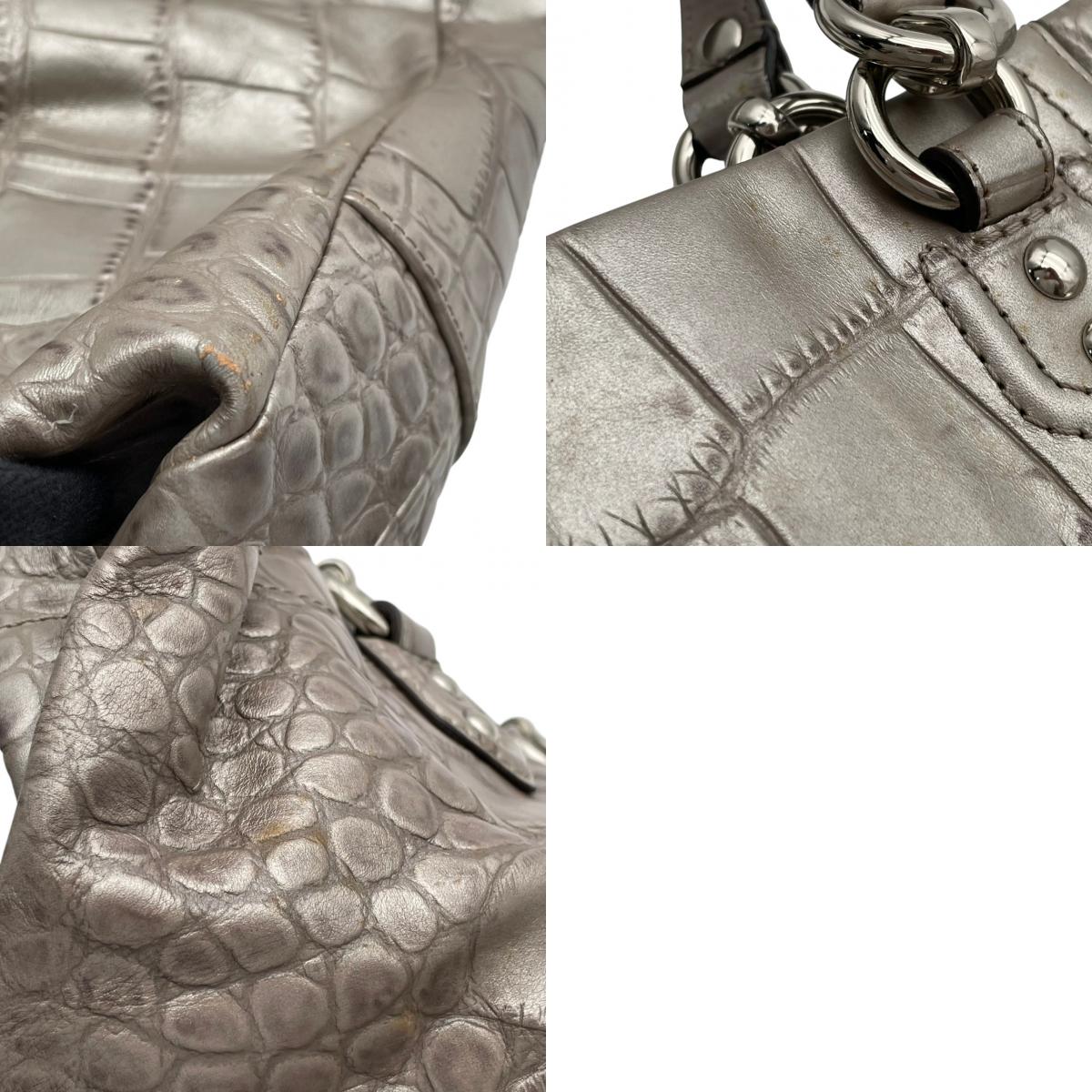 【良品】COACH コーチ アシュレイ エンボスド キャリーオール トートバッグ ハンドバッグ レザー シルバー 肩掛け 通勤 通学 大容量 エレガント レディース カジュアル フォーマル お出かけ デイリー 鞄 F20345 S20
