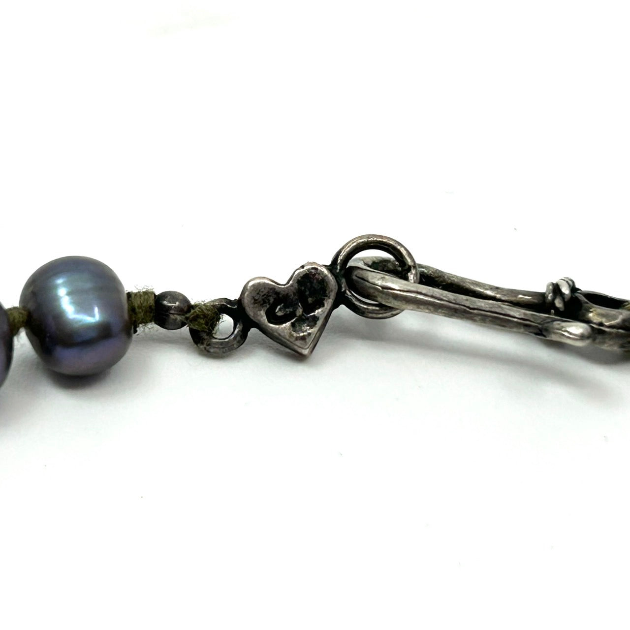 本真珠 バロックパール 染めパール 黒 ブラック ネックレス 首飾り レディース