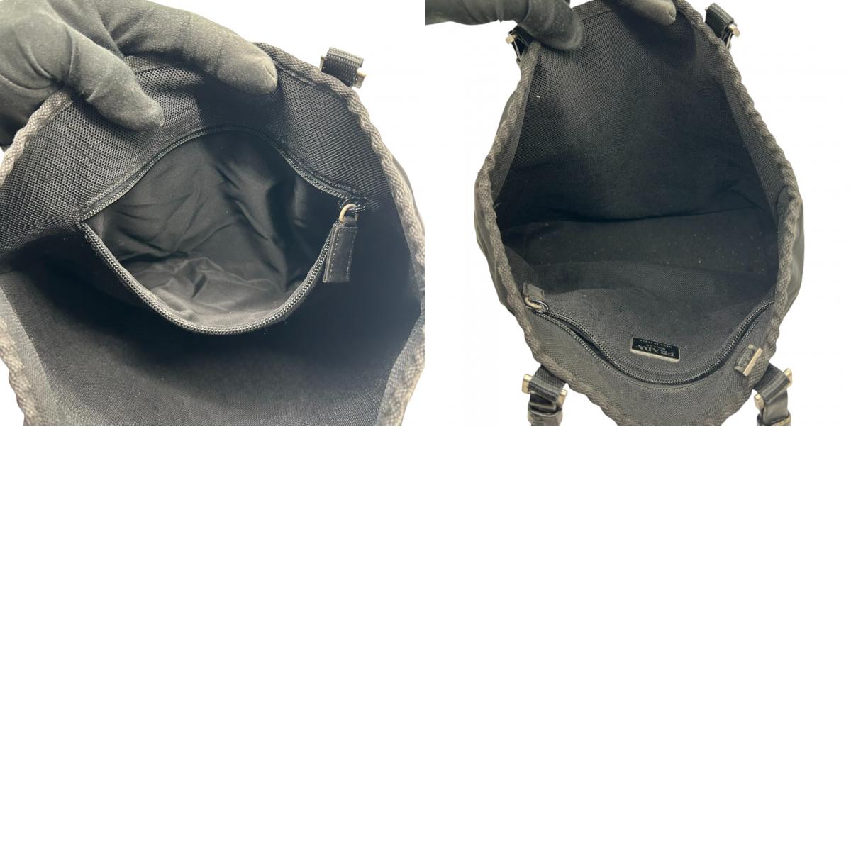 プラダ PRADA トートバッグ ハンドバッグ ナイロン テスート ブラック 黒 ロゴ A4収納可 ビジネス 通勤 通学 レディース メンズ ユニセックス 定番人気モデル 軽量 肩掛け ワンショルダー 三角ロゴプレート s32