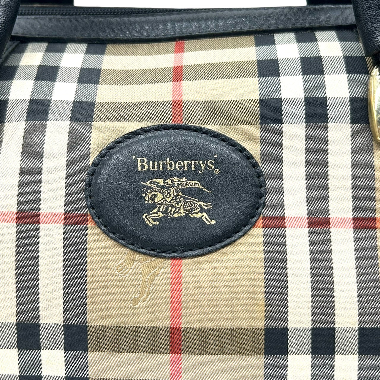 【美品】バーバリー Burberrys ヴィンテージ ミニボストンバッグ ハンドバッグ ノバチェック シャドーホース ホースロゴ キャンバス レザー ベージュ ブラック 筒形 ドラムバッグ 大容量 クラシック レディース 自立可 クリーニング済み H