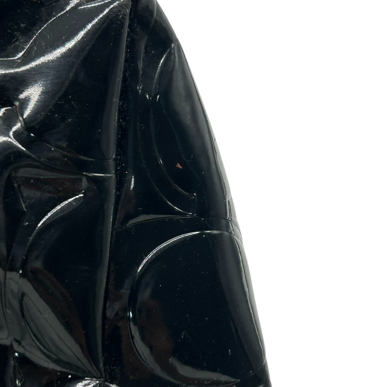 コーチ COACH トートバッグ F17728 ワンショルダー 肩掛け レディース パテントレザー エナメル オプアート シグネチャー エンボス ブラック 黒 A4収納可 大容量 通勤 通学 エレガント 自立可 クリーニング済み s2