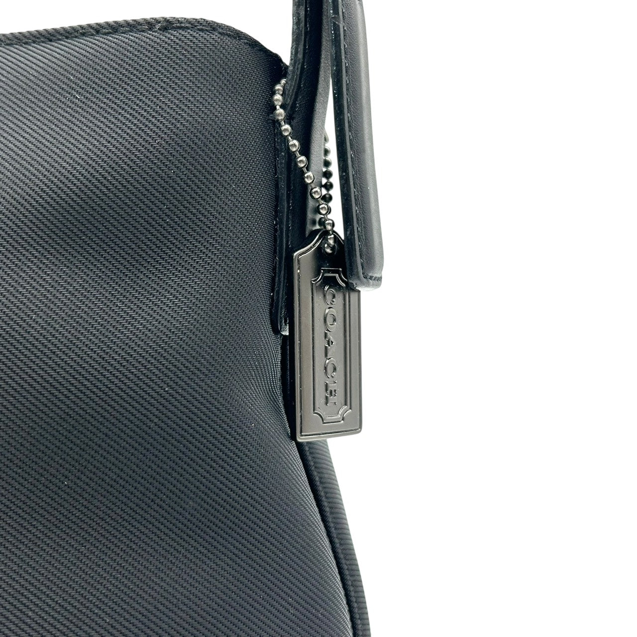 コーチ COACH ナイロン ショルダーバッグ ワンショルダー ハンドバッグ 黒 ブラック 軽量 シンプル S96