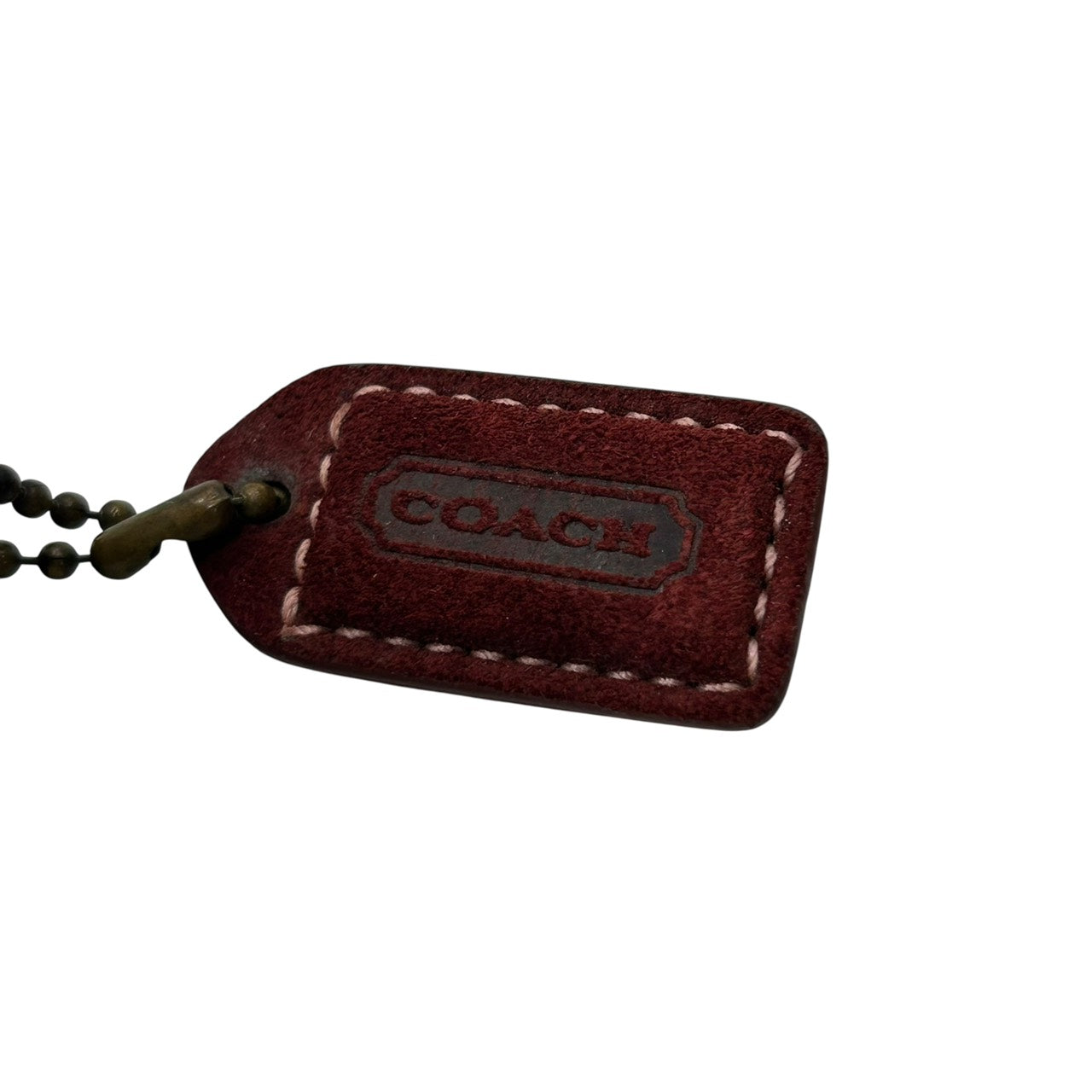 美品 コーチ COACH ショルダーバッグ アクセサリーポーチ ミニシグネチャー ジャガード 赤 レッド キャンバス ハンドバッグ S92