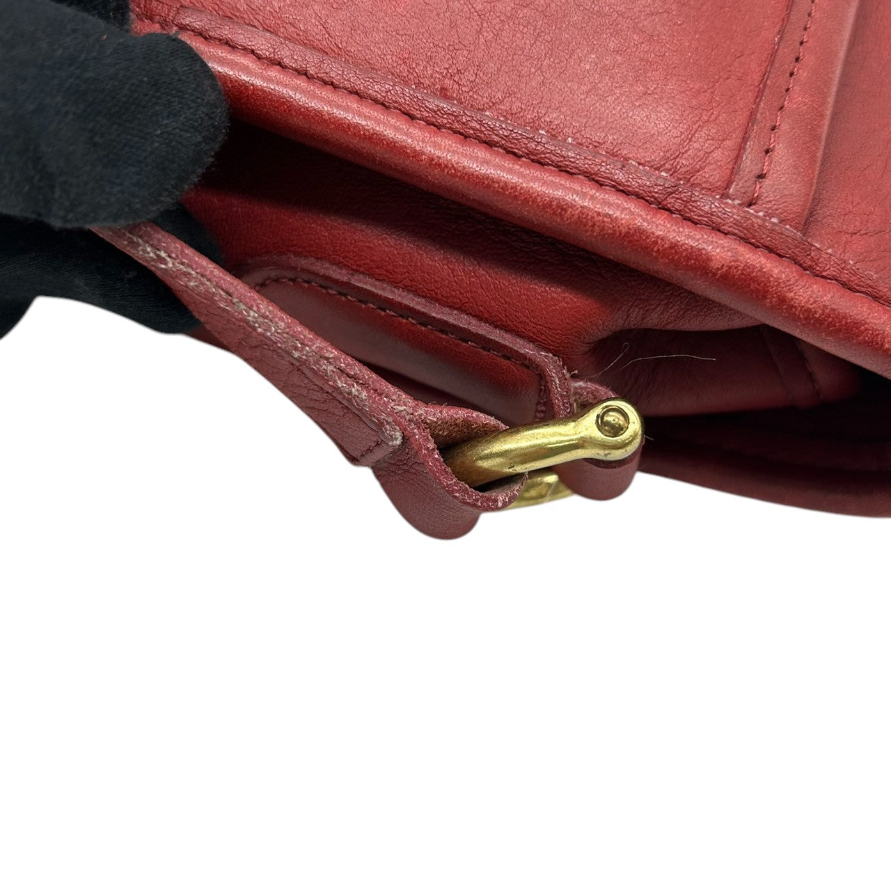 【希少/USA製】オールドコーチ COACH ショルダーバッグ クロスボディ 斜め掛け可 フラップ グラブタンレザー 本革 レッド 赤 レディース ヴィンテージ クラシックデザイン 人気モデル クリーニング済み s51