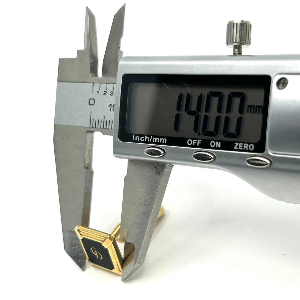 クリスチャンディオール Christian Dior カフスボタン ネクタイピン セット ゴールド 黒 ブラック CDロゴ ビジネス フォーマル 箱付き 紳士 メンズ H4